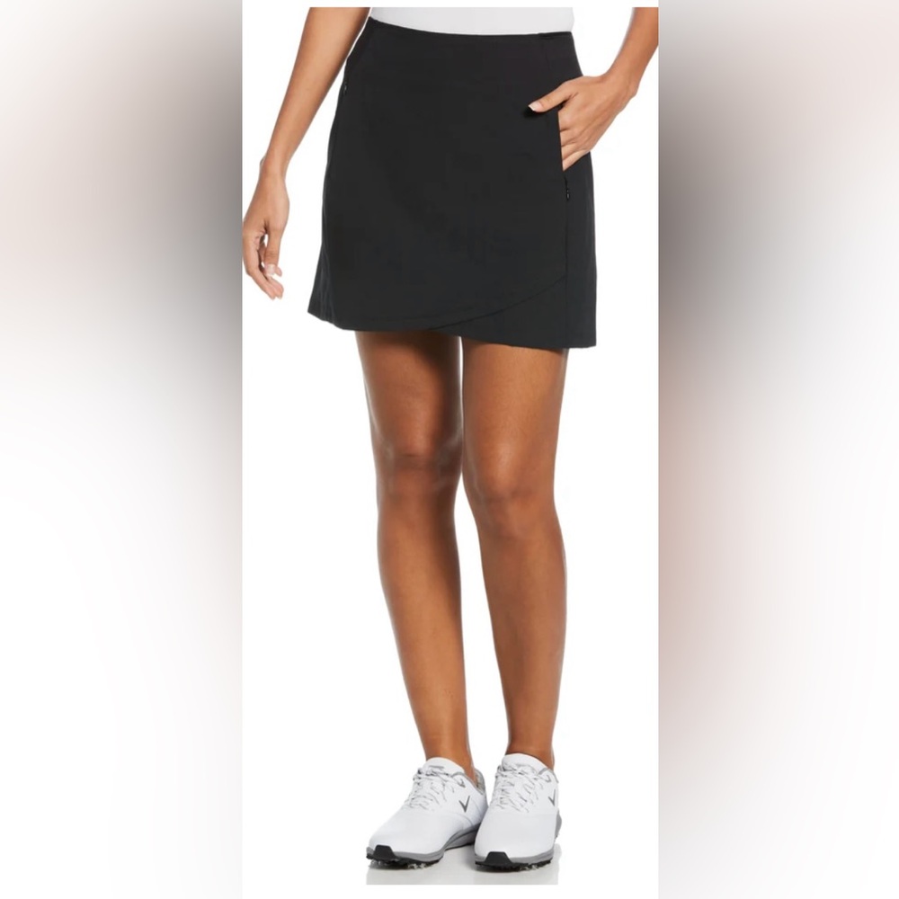 Truesculpt 3 pocket athletic skort stretch Drifit Heather Perforated Golf Skort